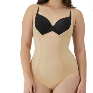 Maidenform Women's Shapewear Open Bust Bodysuit Size XL